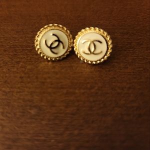 Repurposed Chanel Earrings